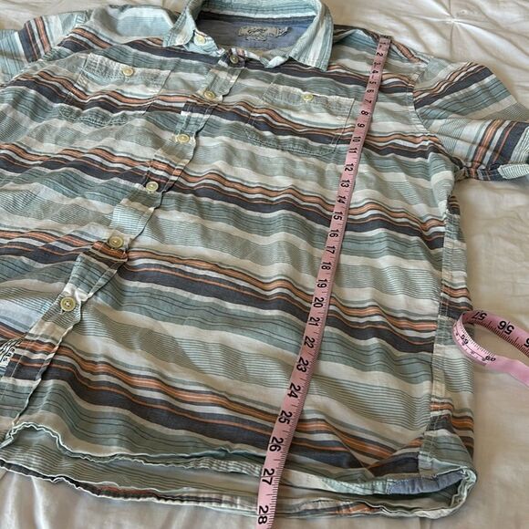 Grayers Clothiers Men's Light-Colored Short Sleeves Stripe Button-Up Shirt XXL - Picture 5 of 7